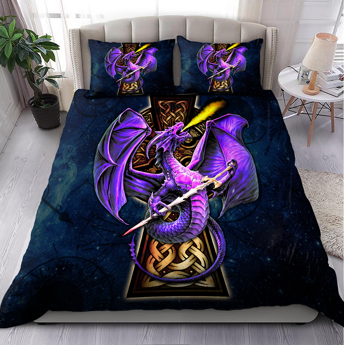Dragon Fantasy Bedding Cover For Fantasy Bedroom Decor