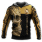 February Skull Art – 3D Hoodie