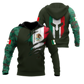 Mexican Coat Of Arms Art - 3D Hoodie
