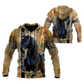 Friesian Horse All Over Print Graphic – 3D Hoodie