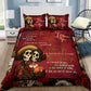 Sugar Skull Couple Love Gift Bedding Cover For Gothic Bedroom Decor