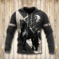 Friesian Black Horse 3D Art – 3D Hoodie