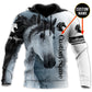 Horse Nice Style Custom Name Art – 3D Hoodie