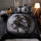 Dark Dragon Fantasy Bedding Cover For Fantasy Bedroom Decor