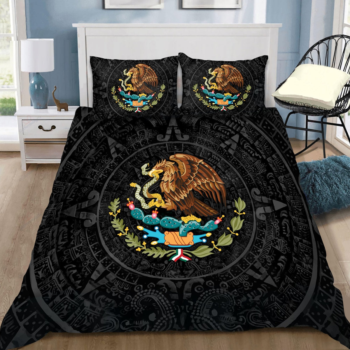 Mexican Aztec Tribal Bedding Cover For Southwestern Bedroom Decor