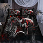 Red Dragon And Wolf Fantasy Bedding Cover For Fantasy Bedroom Decor