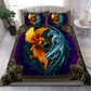 Purple Dragon Phoenix Bedding Cover For Fantasy Bedroom Decor