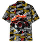 Monster Truck Fire Hawaiian Shirt