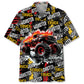 Hawaiian Shirt / Adults / S Monster Truck Fire Hawaiian Shirt
