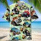 Monster Trucker And Beer Lover Hawaiian Shirt