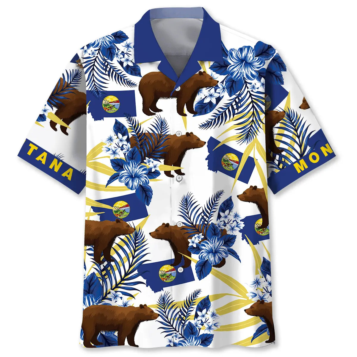 Hawaiian Shirt / Adults / S Montana Proud Hawaiian Shirt