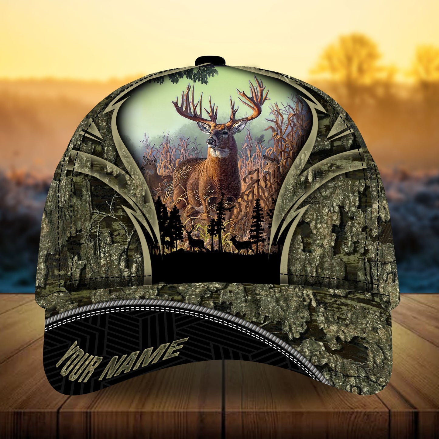Beer Fest Deer Hunting Camo Personalized – Classic Cap