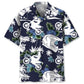 Hawaiian Shirt / Adults / S Motocross Blue Nature Hawaiian Shirt