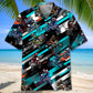 motocross color abstract hawaiian shirt