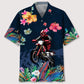 Hawaiian Shirt / Adults / S motocross love tropical hawaiian shirt
