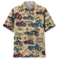 Hawaiian Shirt / Adults / S Motorcycle Route 66 Inspiration Hawaiian Shirt