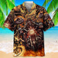 Motorcycle Skull Hawaiian Shirt
