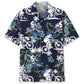 Hawaiian Shirt / Adults / S Mountain Bike Blue Nature Hawaiian Shirt