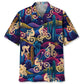 Hawaiian Shirt / Adults / S Mountain Bike Desert Neon Hawaiian Shirt
