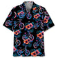 Hawaiian Shirt / Adults / S Mountain Bike Hibiscus Hologram Hawaiian Shirt