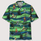 Hawaiian Shirt / Adults / S Mountain Bike Seamless Pattern Hawaiian Shirt