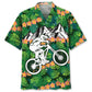 Hawaiian Shirt / Adults / S Mountain Bike Tropical Hawaiian Shirt