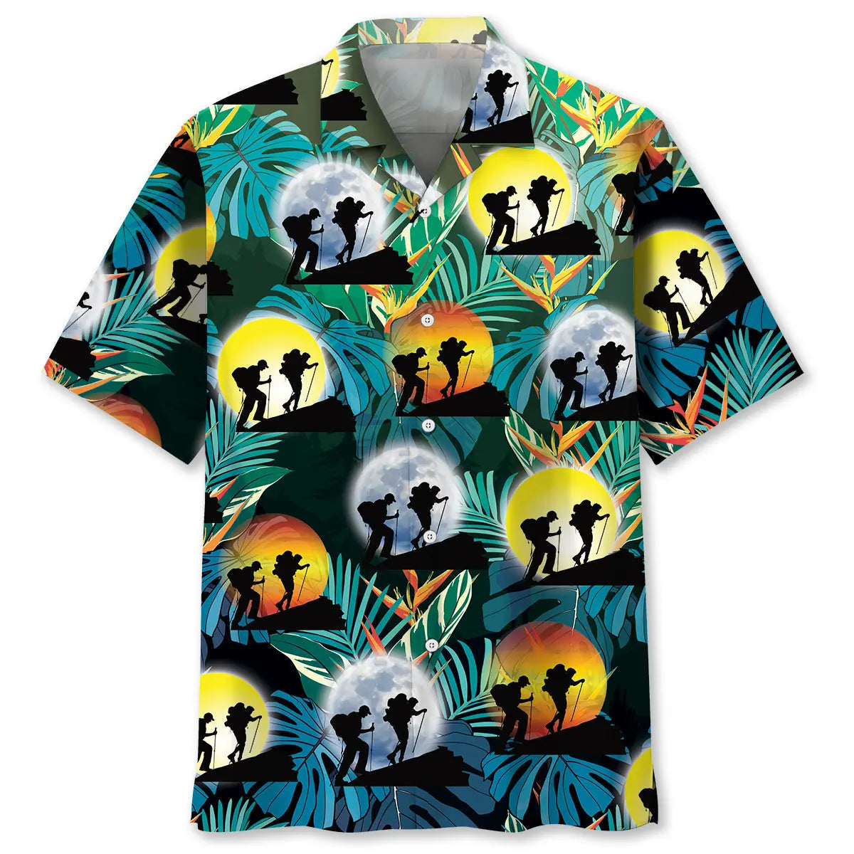 Hawaiian Shirt / Adults / S Mountain Climbing Hawaiian Shirt