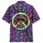 Mushroom Peace Sign Hawaiian Shirt