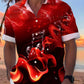 Music Instrument Men's Button Down Hawaiian Shirt