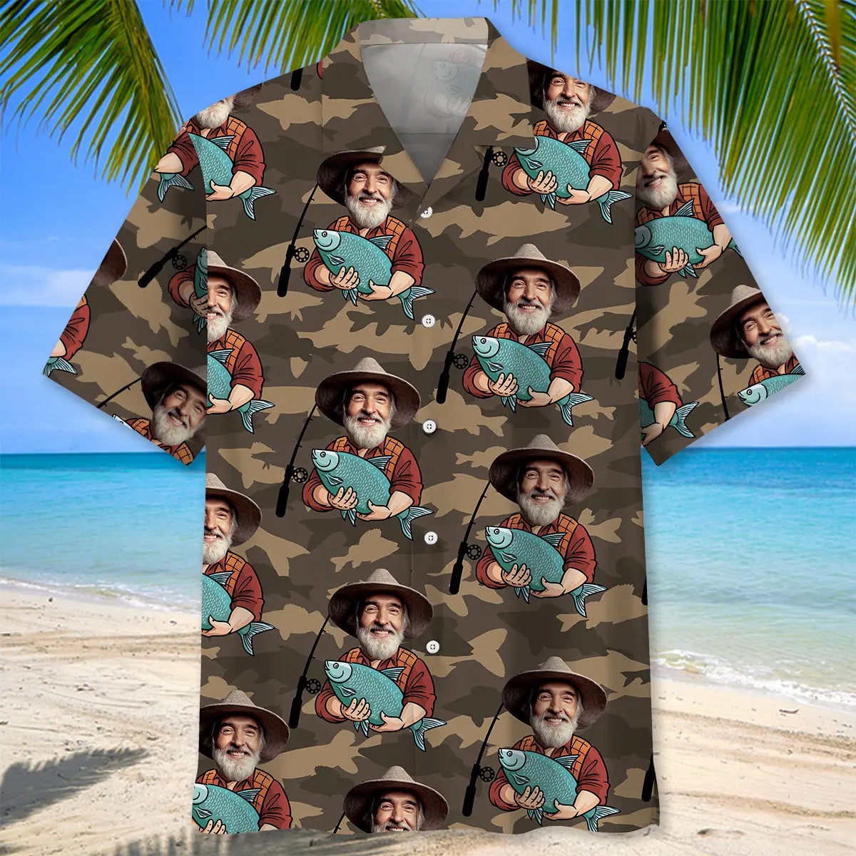 My Biggest Catch Fishing Of My Life Custom Photo Hawaiian Shirt