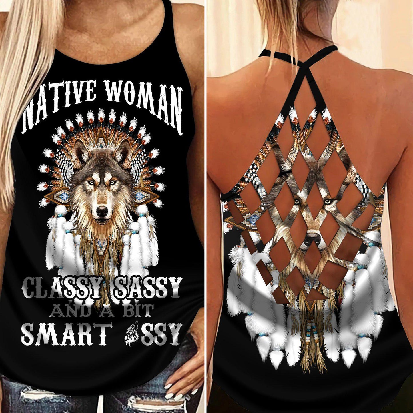 Native Woman Smart Classy Limited Edition – Hollow Tank Top
