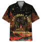 Hawaiian Shirt / Adults / S National Park After Dark Bigfoot Alien Bear Hawaiian Shirt
