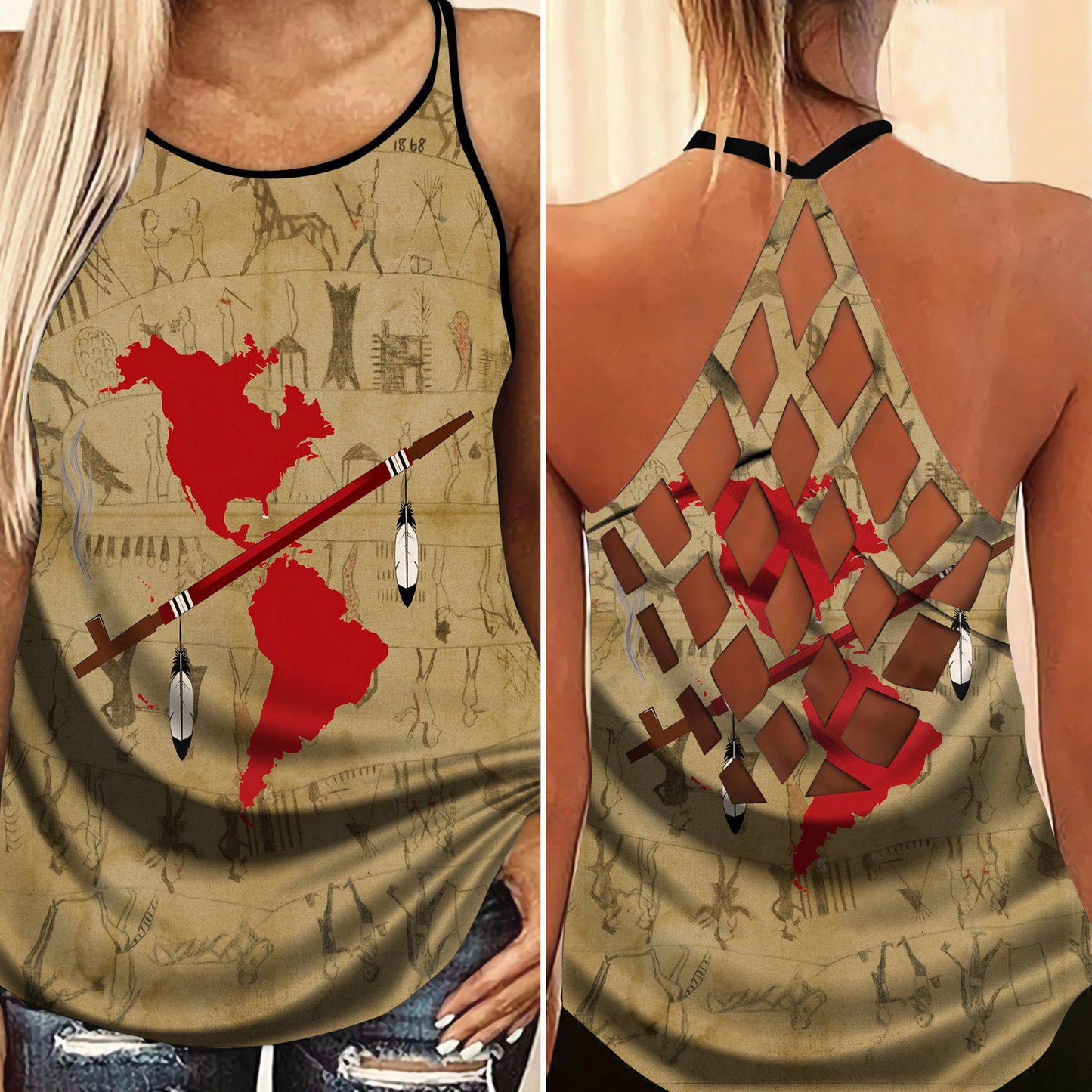 Native Map Style Limited Edition – Hollow Tank Top