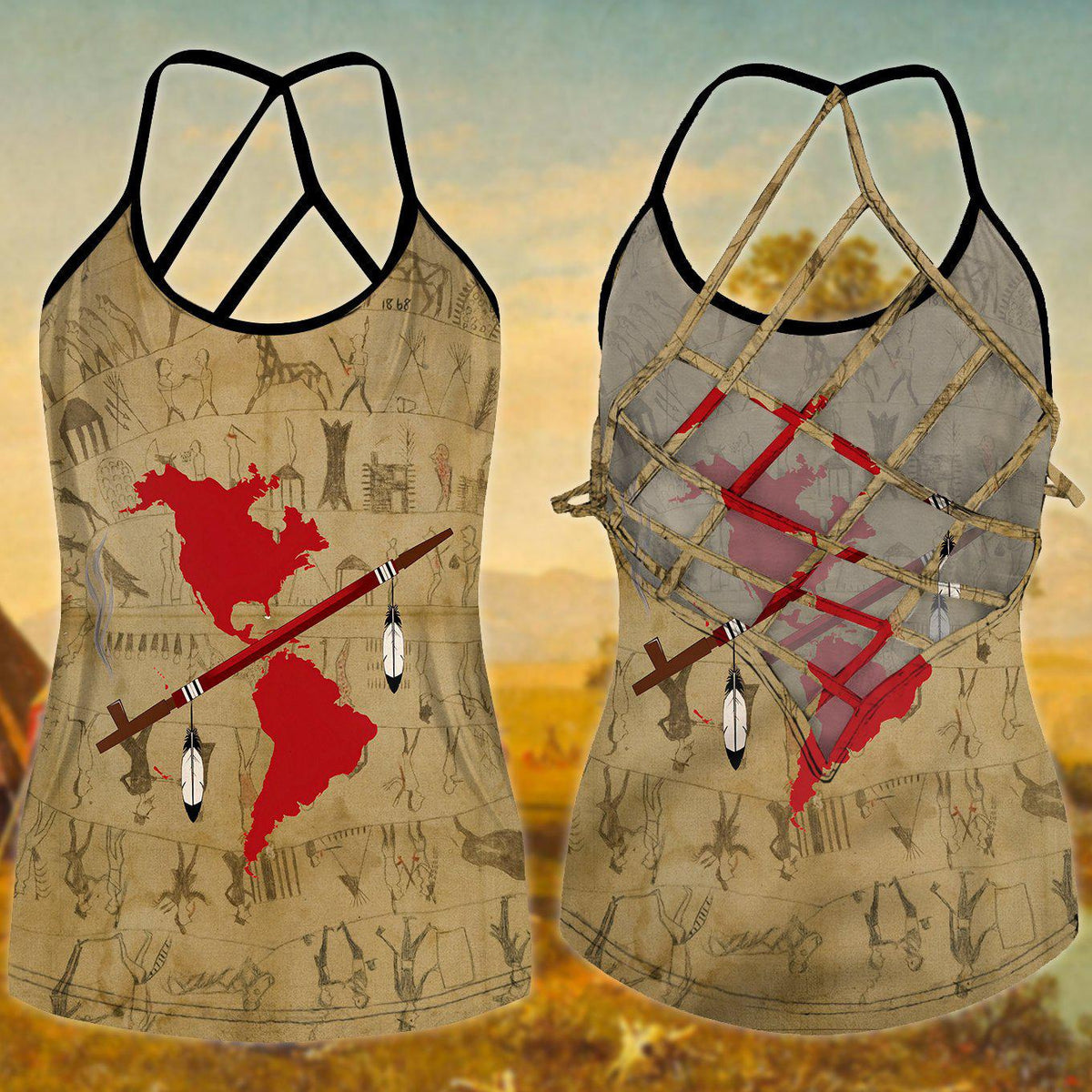 Native Map Style Limited Edition – Hollow Tank Top