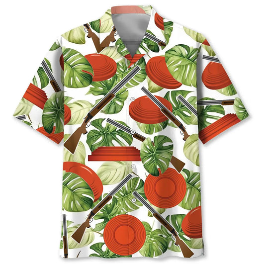 Hawaiian Shirt / Adults / S Nature Clay Shooting Hawaiian Shirt