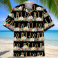 Nature Cricket Black Hawaiian Shirt