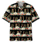 Hawaiian Shirt / Adults / S Nature Cricket Black Hawaiian Shirt