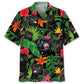 Hawaiian Shirt / Adults / S Naughty Pug Hawaiian Shirt