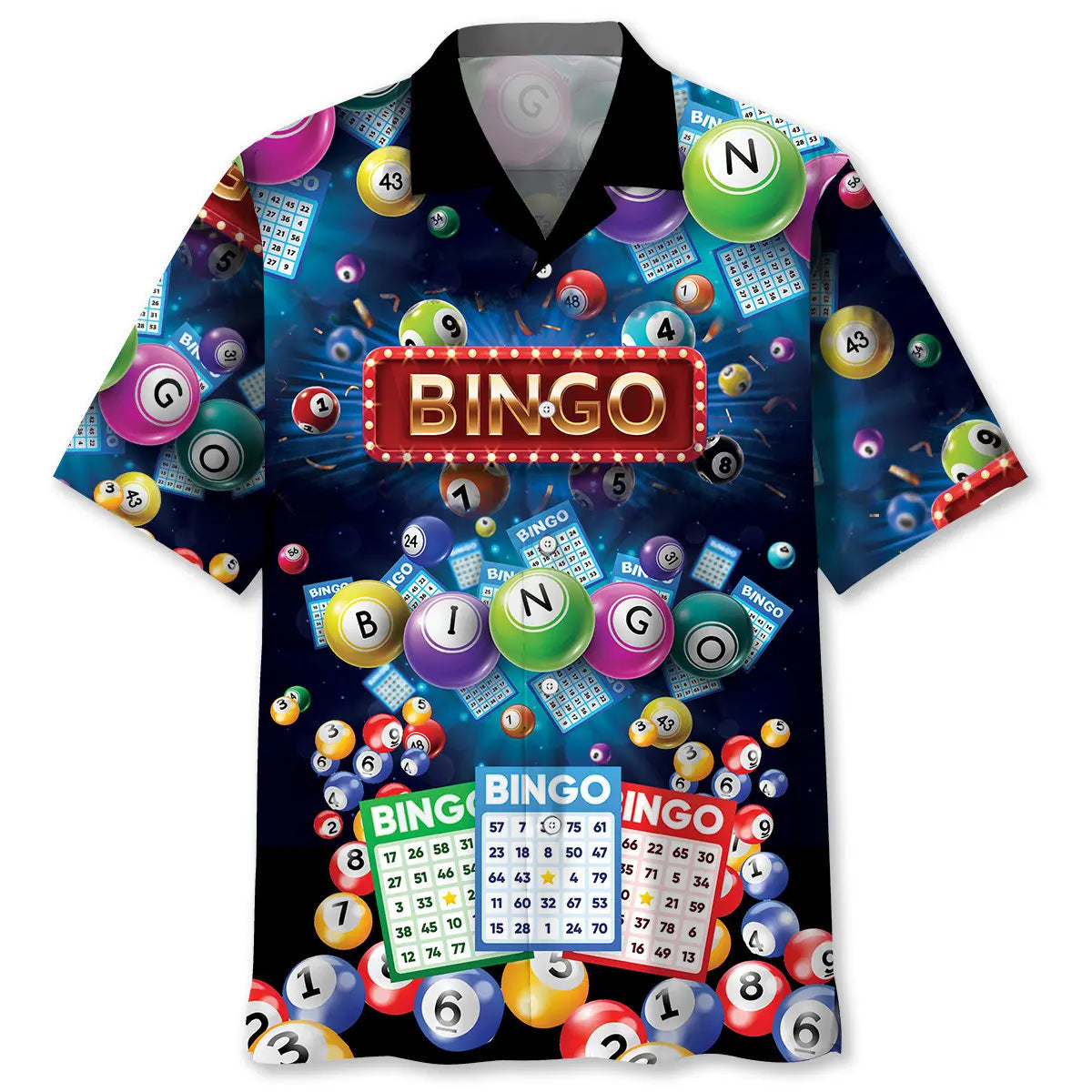 Hawaiian Shirt / Adults / S Neon Bingo Lover Hawaiian Shirt