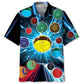 Hawaiian Shirt / Adults / S Neon Galaxy Lawn Bowl Hawaiian Shirt