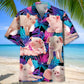 Neon Tropical Pig Hawaiian Shirt