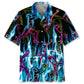 Hawaiian Shirt / Adults / S Netball Neon Fire Hawaiian Shirt