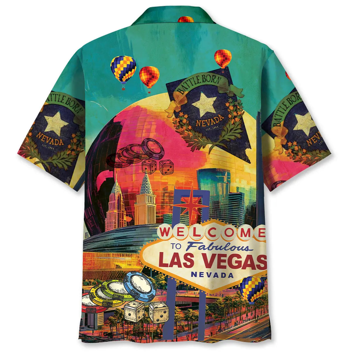 Nevada Las Vegas Hawaiian Shirt