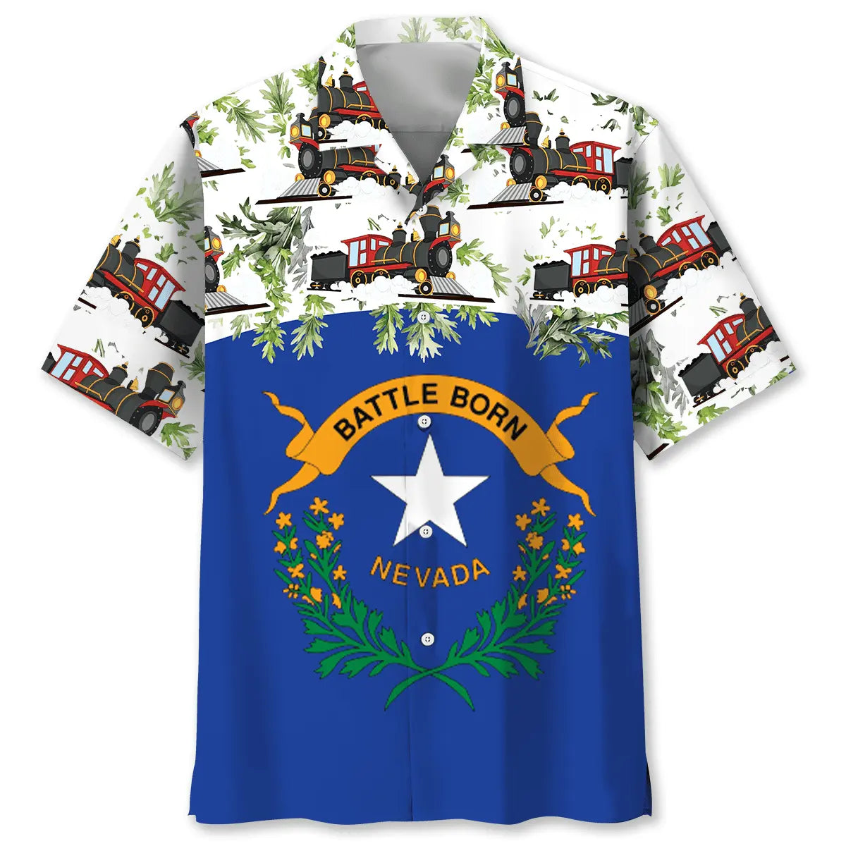 Hawaiian Shirt / Adults / S Nevada Proud Hawaiian Shirt