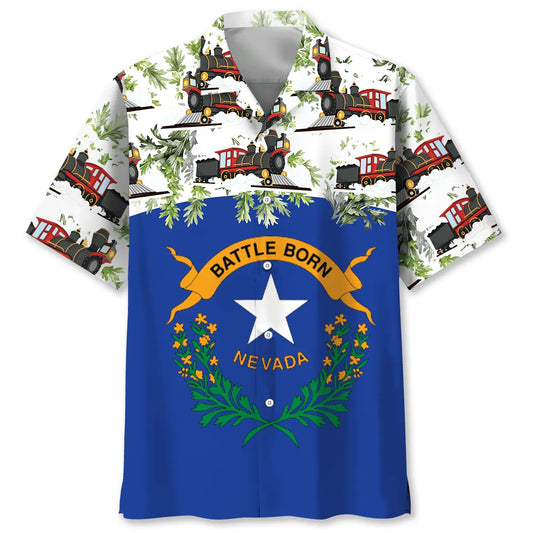 Hawaiian Shirt / Adults / S Nevada Proud Hawaiian Shirt
