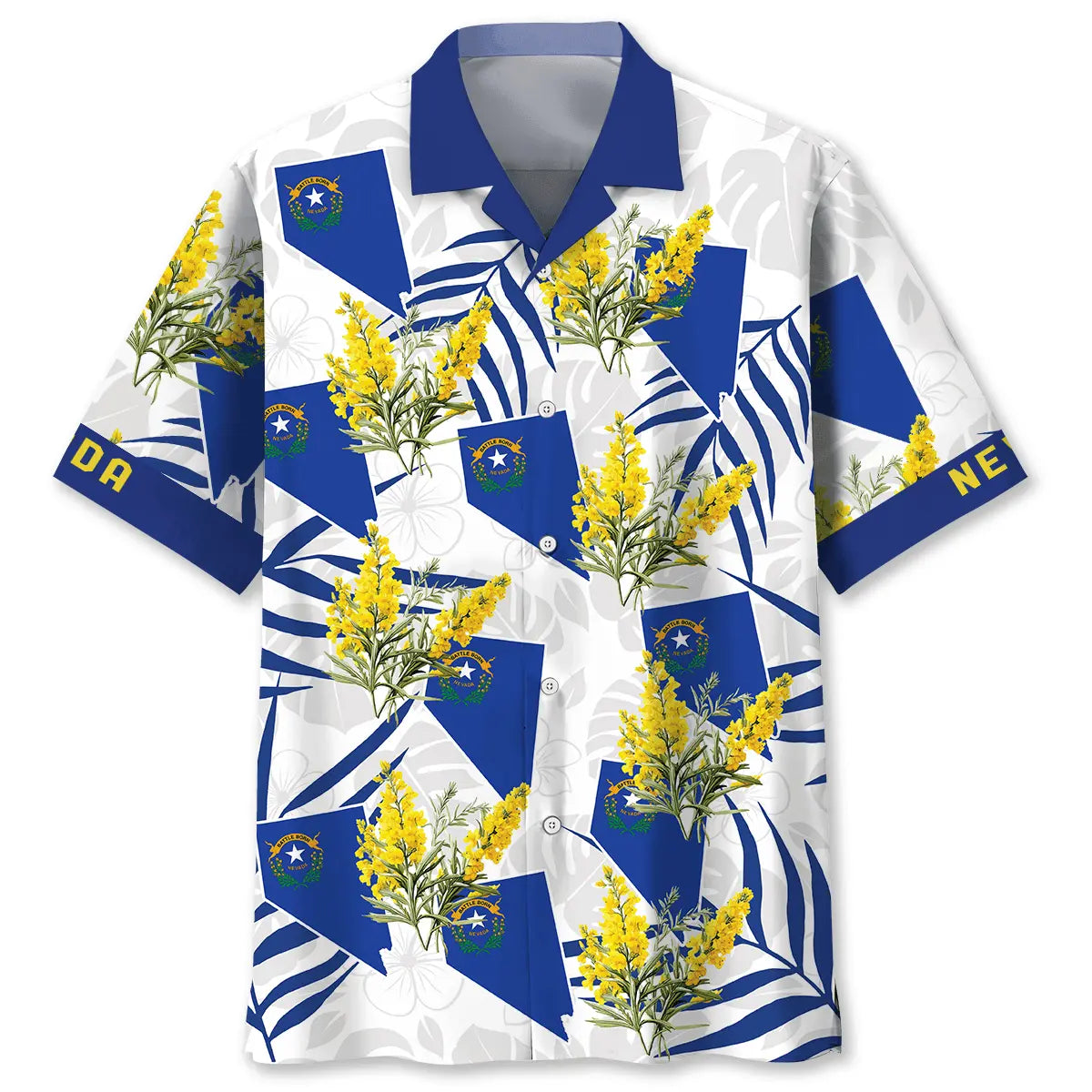 Hawaiian Shirt / Adults / S Nevada State Sagebrush Hawaiian Shirt