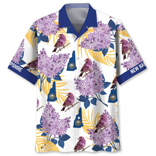 Hawaiian Shirt / Adults / S New Hampshire Proud Hawaiian Shirt
