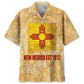 Hawaiian Shirt / Adults / S New Mexico EST 1912 Hawaiian Shirt