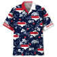Hawaiian Shirt / Adults / S North Carolina State Blue Hawaiian Shirt
