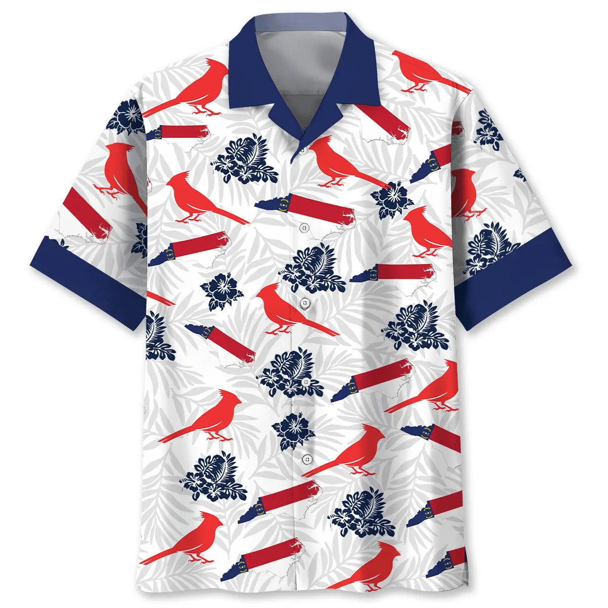 Hawaiian Shirt / Adults / S North Carolina State Hawaiian Shirt